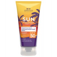 Крем для лица и тела SPF-50+ Солнцезащитный Гиалуроновый 25мл Bio Cosmetolog Prof